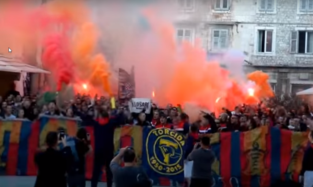 HRVATSKA Dinamo napunio mrežu Hajduka, a potom pomogao pripadnicima „torcide“