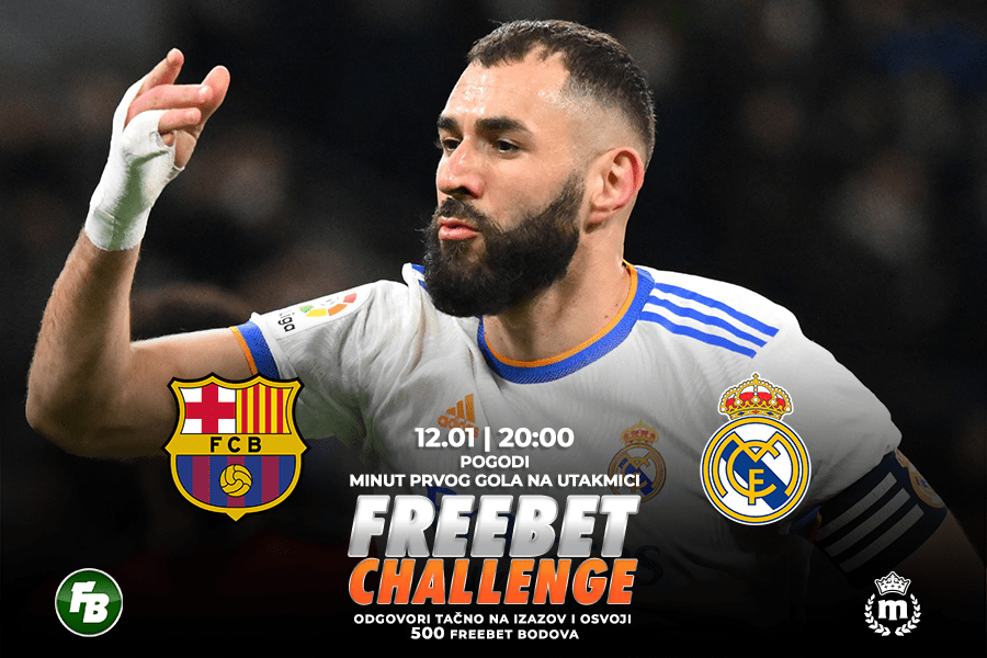 IGRE Pogodi minut prvog gola na meču Barselona – Real Madrid
