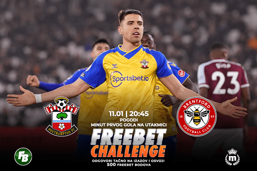 IGRE Pogodi minut prvog gola na meču Sautempton – Brentford
