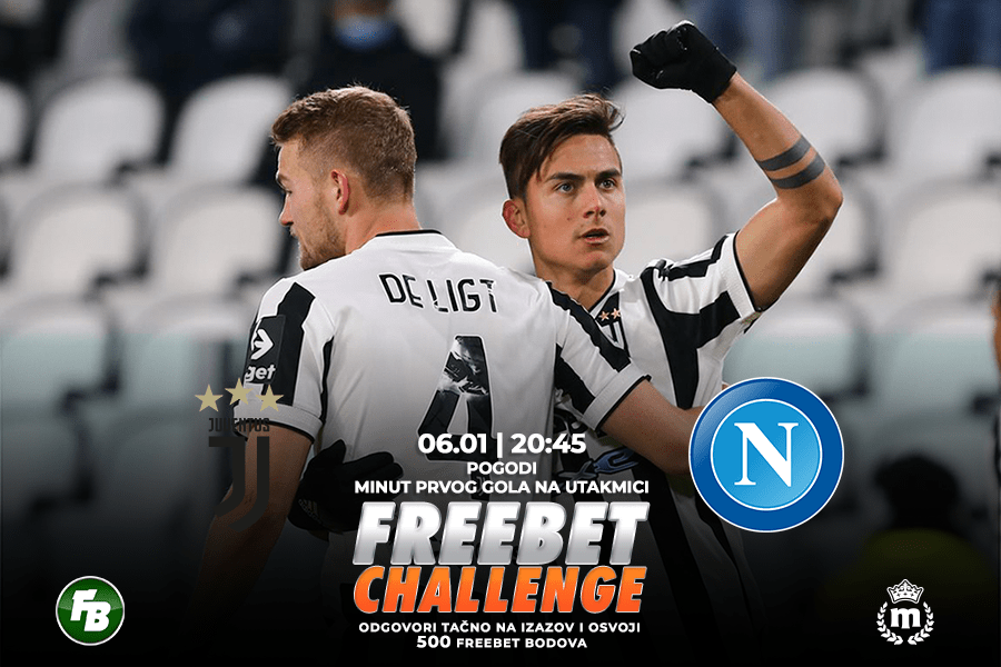 IGRE Pogodi minut prvog gola na meču Juventus – Napoli