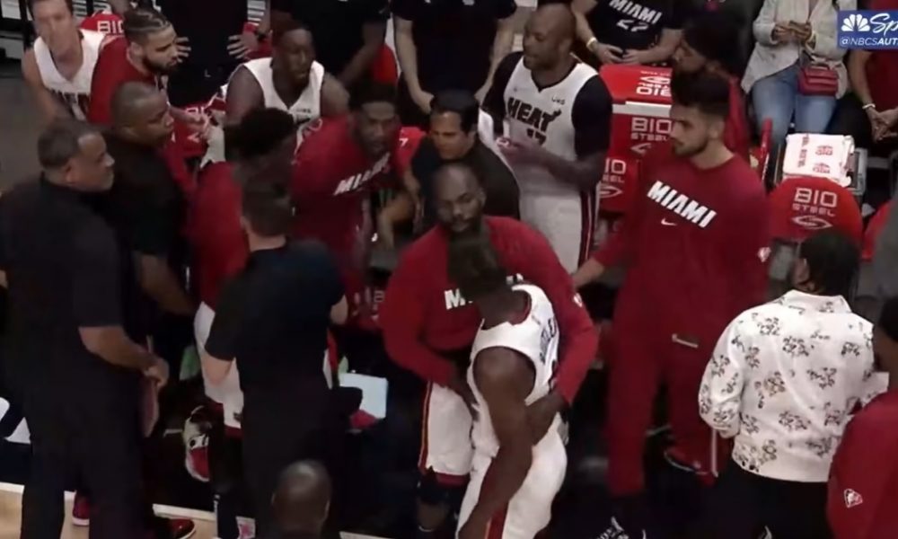 NBA Jokić slavi rezultat iz Minesote, na klupi Majamija umalo došlo do tuče (VIDEO)