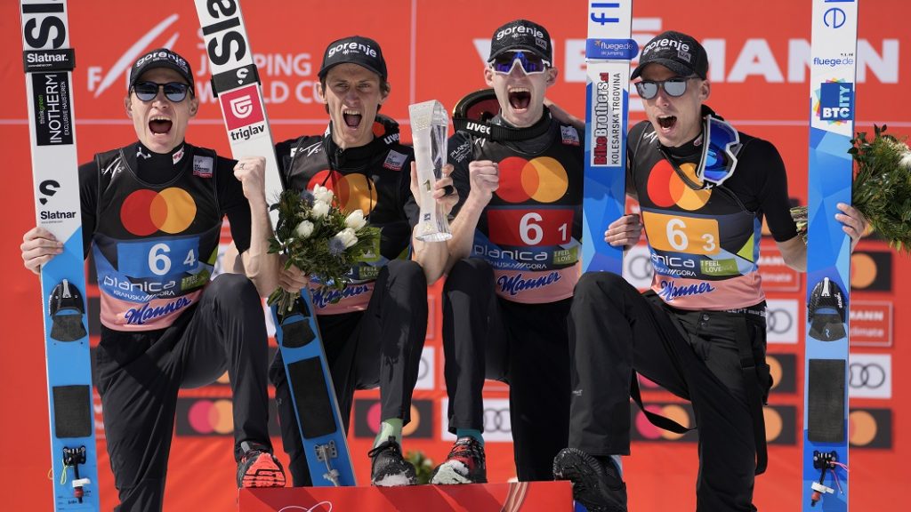 Pobeda Slovenije u timskim letovima na Planici