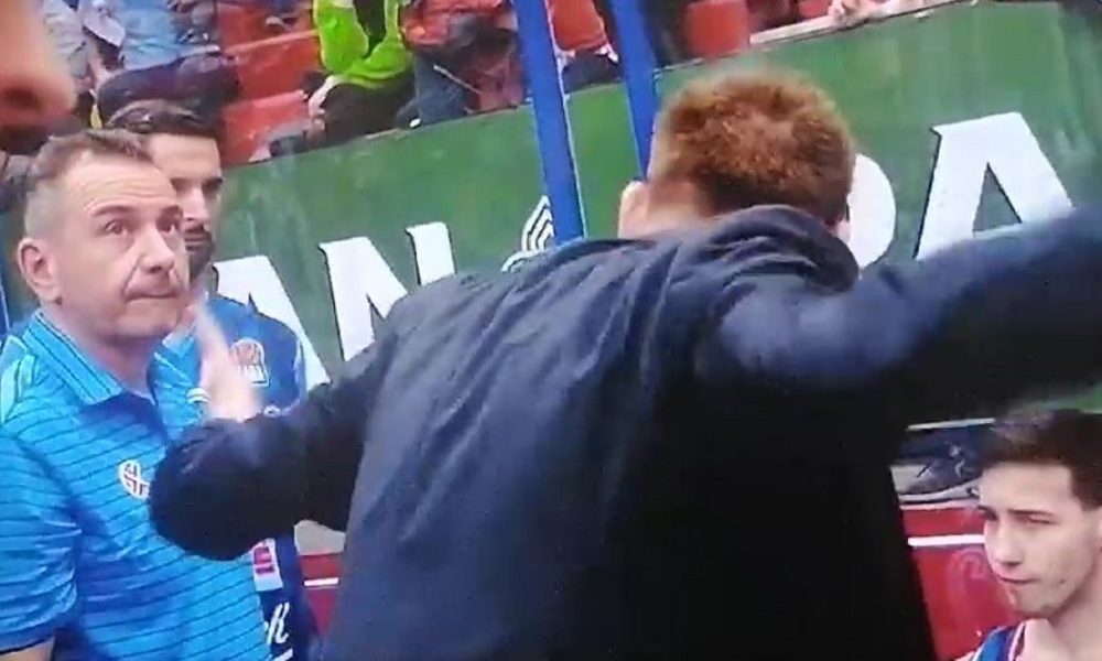 SLOVENAČKA VERZIJA BAJIĆA Trener Cibone psovao na tajm-autu protiv Zvezde, vikao i mahao rukama (VIDEO)