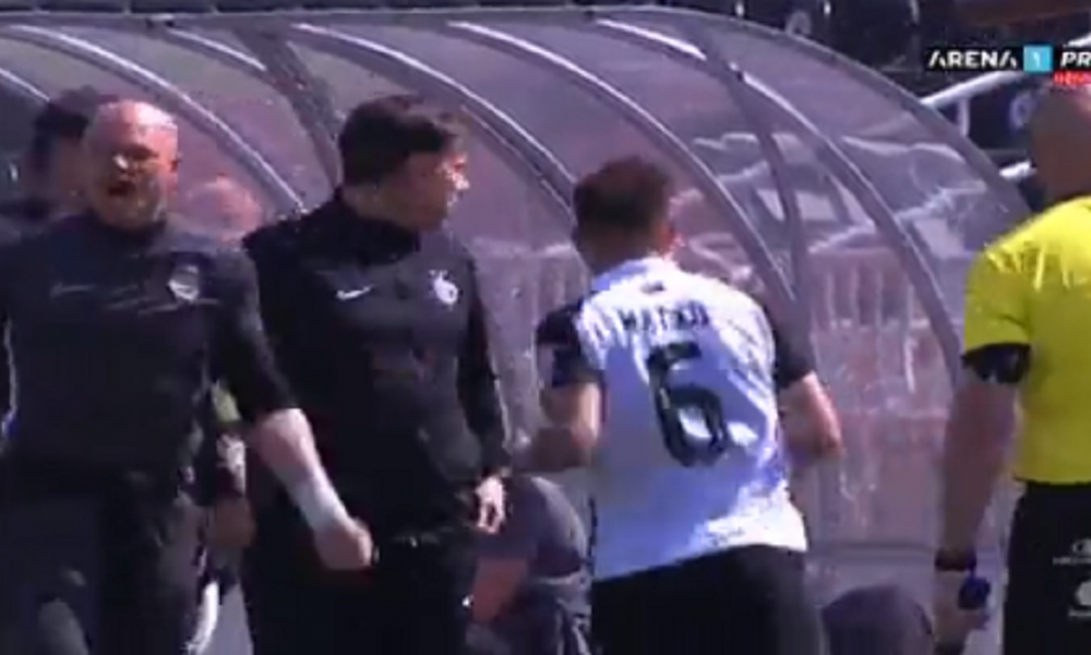 „NEŠTO JE TRULO U DRŽAVI DANSKOJ“ Natho posle gola zaobišao Stanojevića, treneru Partizana nije bilo svejedno (VIDEO)