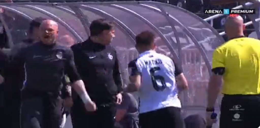 „NEŠTO JE TRULO U DRŽAVI DANSKOJ“ Natho posle gola zaobišao Stanojevića, treneru Partizana nije bilo svejedno (VIDEO)