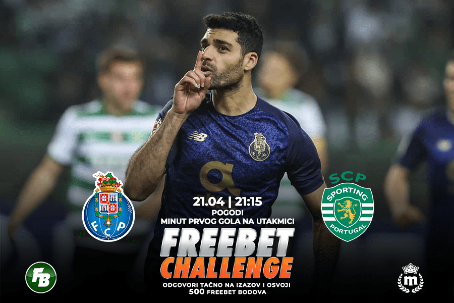 IGRE Pogodi minut prvog gola na meču Porto – Sporting