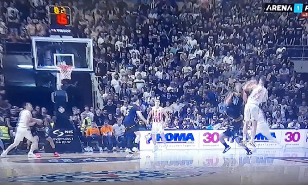 KOBRA! Au, kakva trojka Dobrića uz faul, Zvezda okrenula! (VIDEO)
