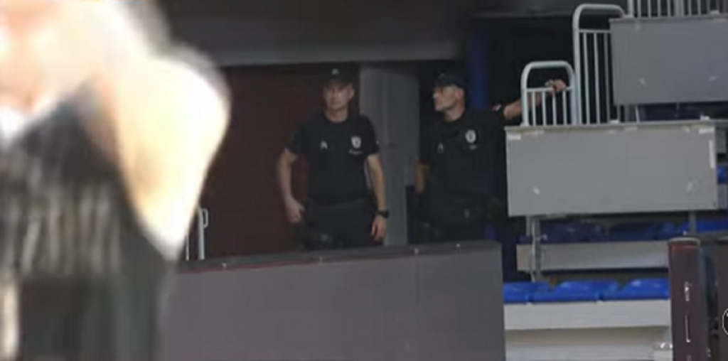 PREVAZIŠLO GRANICE IGRE Partizan pokazao kako policija obezbeđuje njihov trening (VIDEO)
