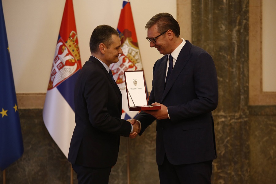 Vučić uručio Terziću Sretenjski orden drugog stepena