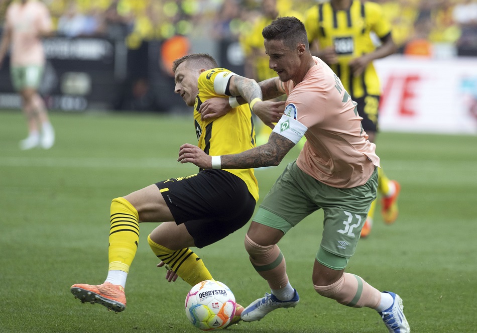 BUNDESLIGA Borusija ispustila 2:0, Verder slavio sa tri gola u nadoknadi vremena! „Apotekarima“ se crno piše (VIDEO)