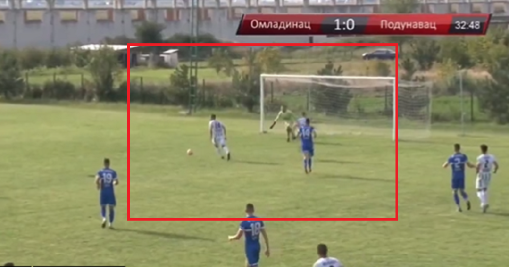 KOMEDIJA! Svet se smeje napadaču našeg srpskoligaša, bio sam pred golom, pa se vratio nazad (VIDEO)