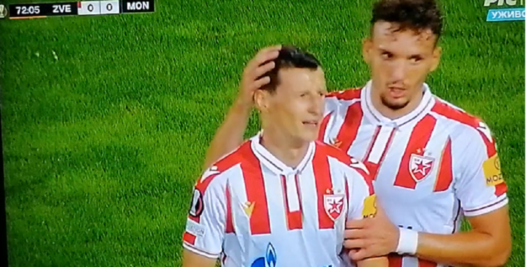 PENAL Zvezda gubi 1:0, zvižduci Srniću kada je izlazio iz igre (VIDEO)