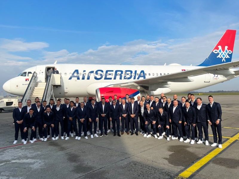 SRBIJA KRENULA NA ZAVRŠNE PRIPREME „Orlovi“ odleteli za Bahrein (FOTO)