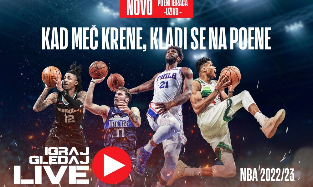 Kad meč krene, kladi se na poene!