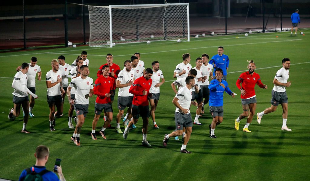 „ORLOVI“ ODRADILI PRVI TRENING Jedna sjajna i jedna zabrinjavajuća vest iz Dohe! (FOTO)