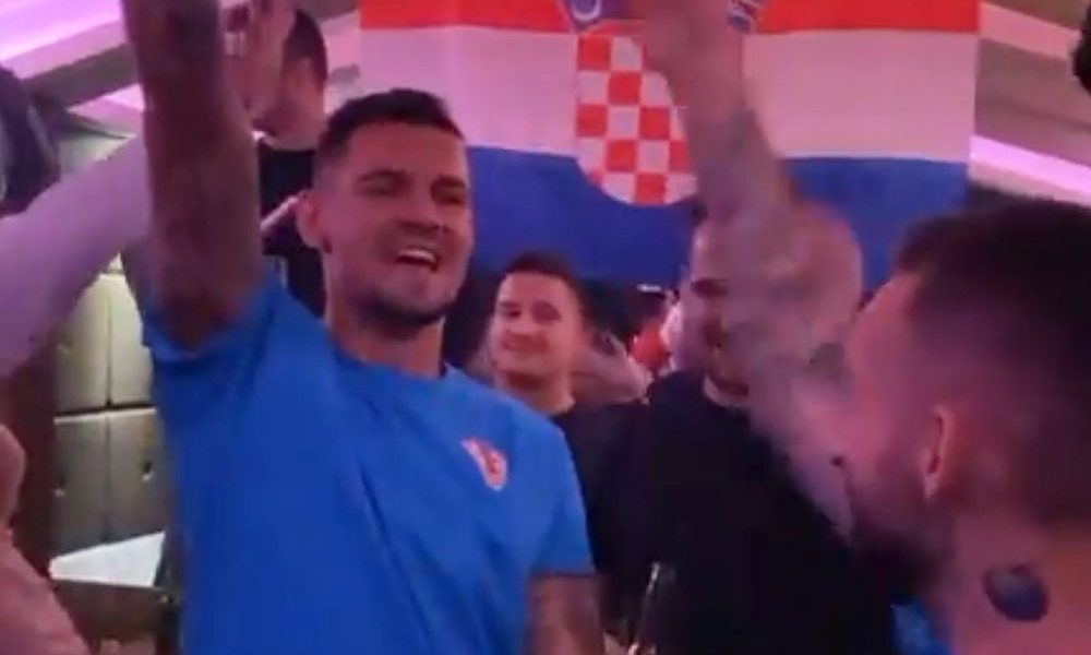 NOVI SKANDAL U REŽIJI HRVATA Ustaški poklič fudbalera i pesma protiv Srba! (VIDEO)
