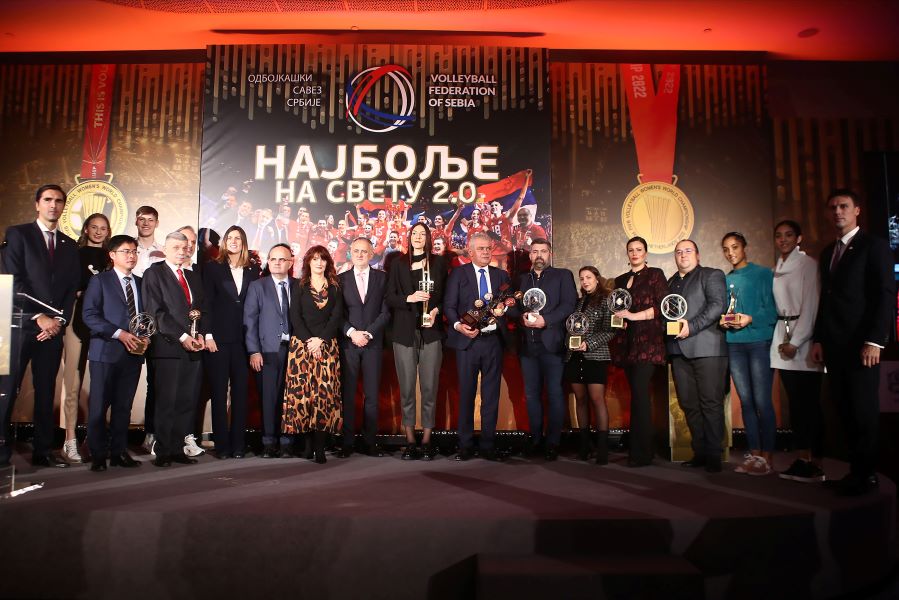 Tijana Bošković i Srećko Lisinac najbolji odbojkaši Srbije u 2022. godini