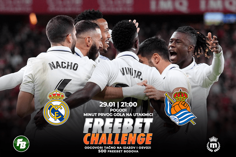 IGRE Pogodi minut prvog gola na meču Real Madrid – Real Sosijedad