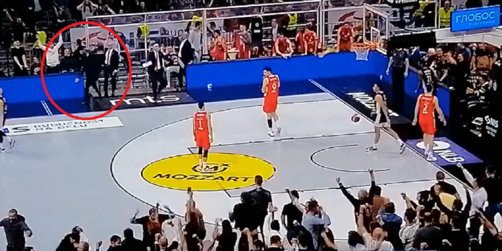ARENA PONOVO GORI Trojka Madara u poslednjoj sekundi, Partizan u plusu, Ivanović besan na Vildozu šutnuo reklamu, Kampaco isključen (VIDEO)