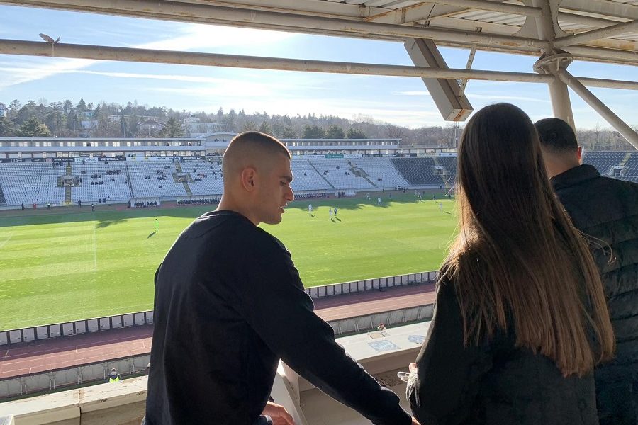 UZVRAĆA PODRŠKU Košarkaš Partizana iz Istanbula na stadion u Humskoj