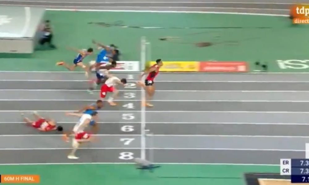 MUK U ISTANBULU Španski atletičar udario glavom o podlogu, iznet na nosilima (VIDEO)