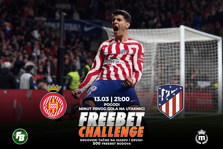 IGRE Pogodi minut prvog gola na meču Đirona – Atletiko Madrid