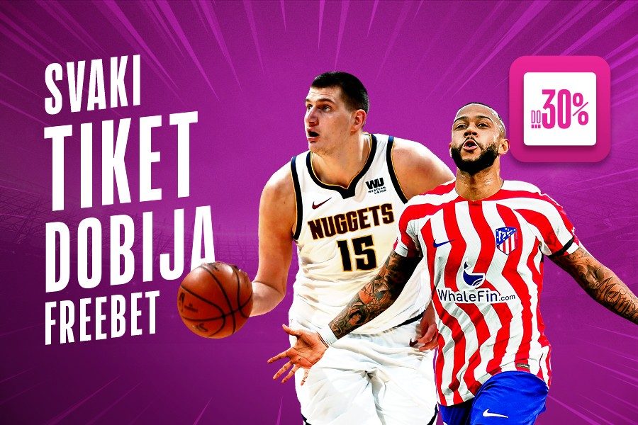 Svaki tiket dobija freebet