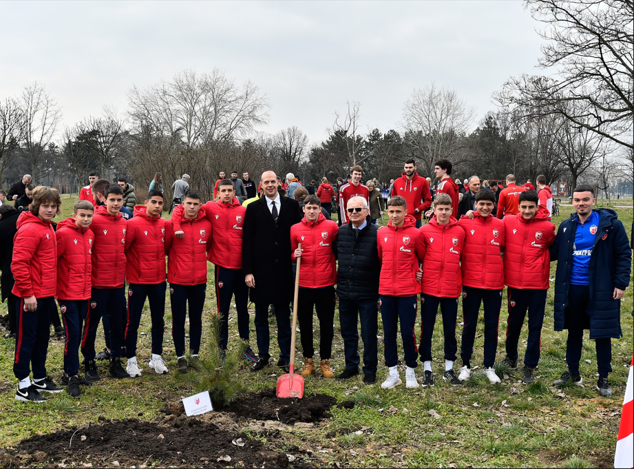 Zvezdaši povodom rođendana zasadili 34 jele i bora u Parku prijateljstva