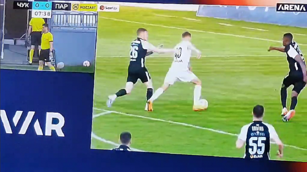 PENAL ZA ČUKARIČKI? Sudija Ostraćanin poništio odluku, deluje da bi baš oštetio Partizan (VIDEO)