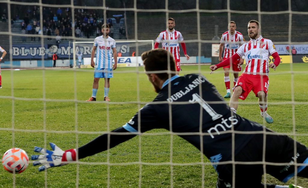 ZVEZDA PONOVO VODI Katai dva puta morao da pogodi penal, prvi mu poništio Bukari (VIDEO)