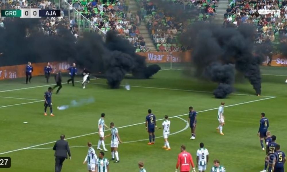 PREKINUT MEČ U HOLANDIJI Tadić izvodio korner, a onda su domaći huligani napravili haos (VIDEO)