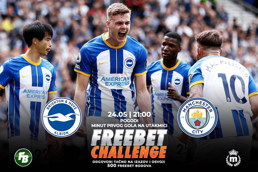 IGRE Pogodi minut prvog gola na meču Brajton – Mančester siti