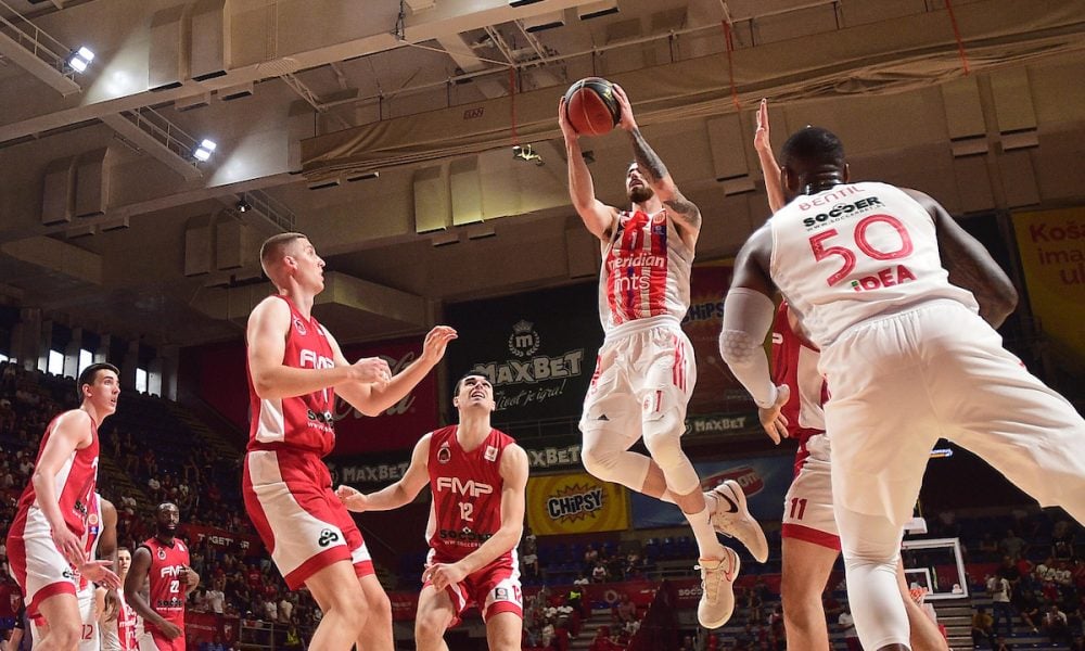 S POLA SNAGE Zvezda pred novom titulom šampiona Srbije! Deklasiran FMP u „Pioniru“