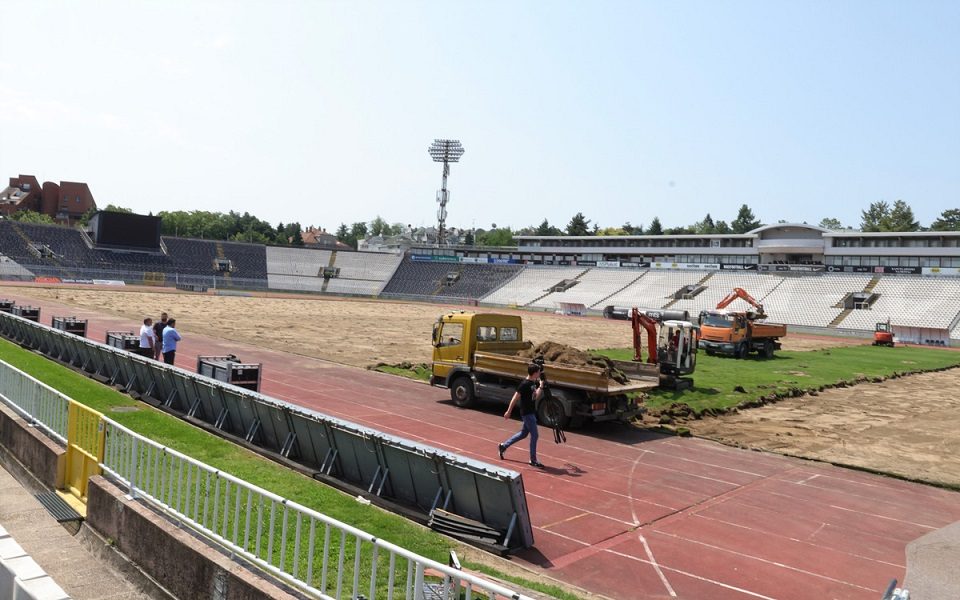 Radovi u Humskoj… Stadion Partizana dobija novi sjaj! (VIDEO)