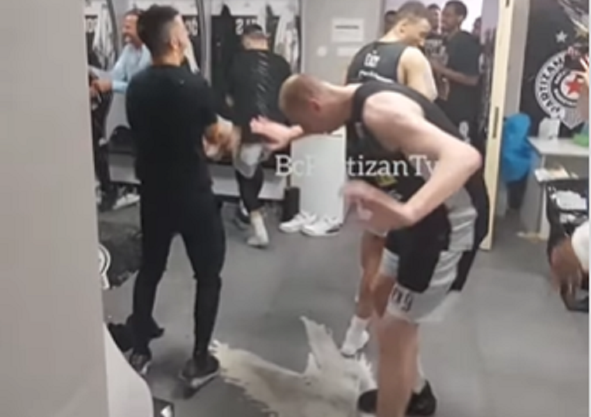LUMPOVANJE! U svlačionici strana muzika, pilo se pivo sa Žocovom slikom i pucale flaše (VIDEO)