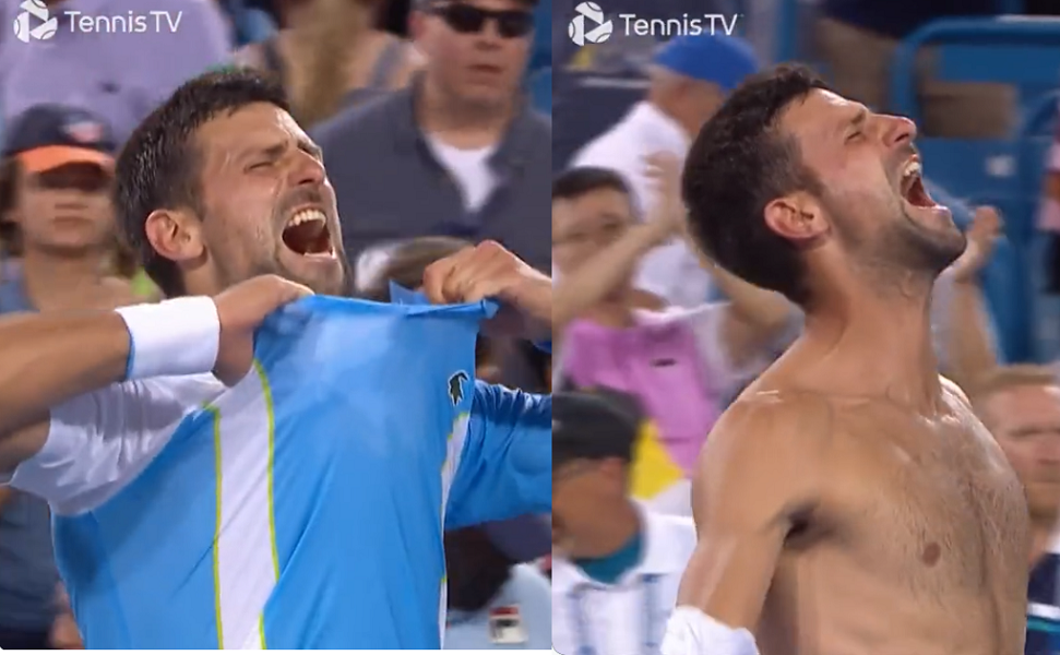 URLIK ŠAMPIONA Nole pocepao majicu kao Hulk: Ludo! Jedan od najtežih mečeva koje sam ikad igrao!