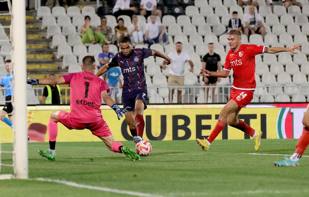 POLUVREME U HUMSKOJ Nišlije se ovakvog Partizana ne plaše, crno-beli prokockali šanse za priključak (VIDEO)