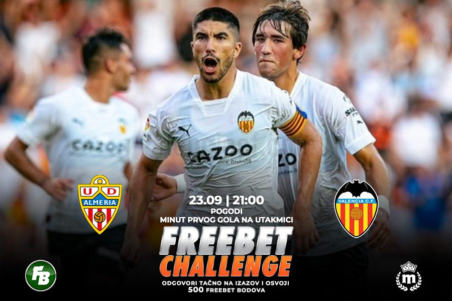 IGRE Pogodi minut prvog gola na meču Almerija – Valensija