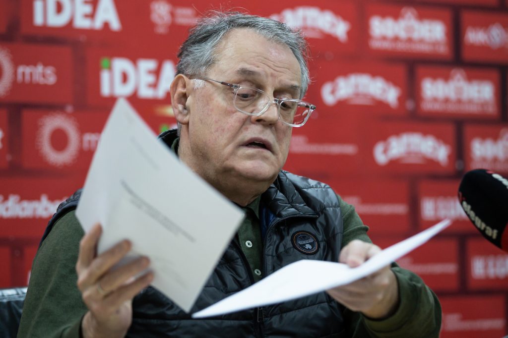 Čović govorio o Partizanu: Njima je uvek potrebno više vremena, a ovde je loše vreme