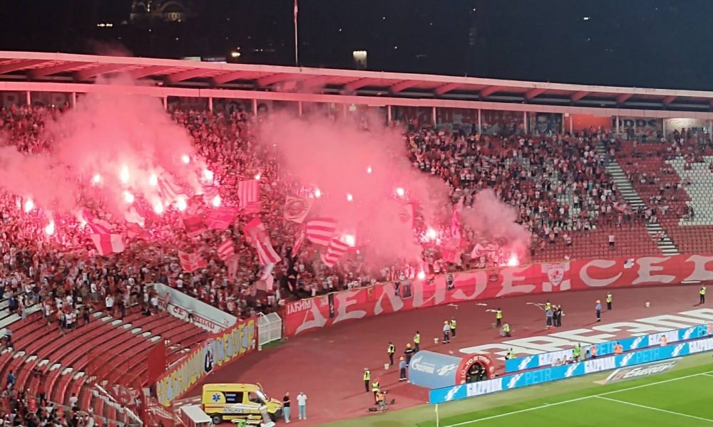 ŽURKA JE POČELA Preko 20 hiljada navijača na „Marakani“, „delije“ upalile „svećice“ (VIDEO)