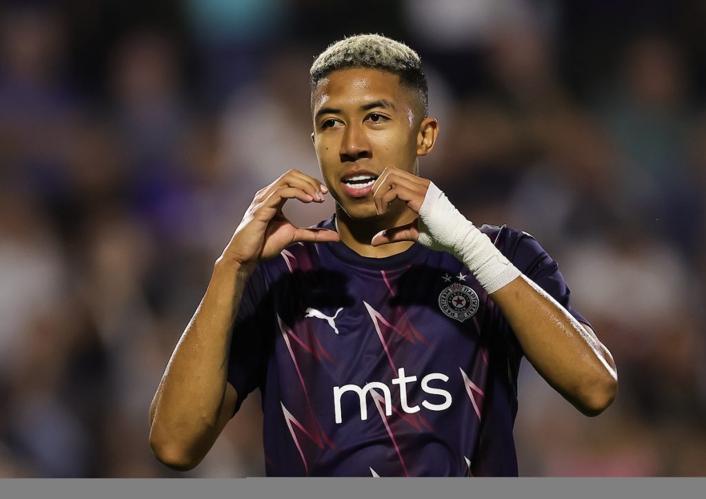 ZATO JE I OSTAO Magični dodir Nikolića i prelep gol petom Mateusa Saldanje za vođstvo Partizana (VIDEO)