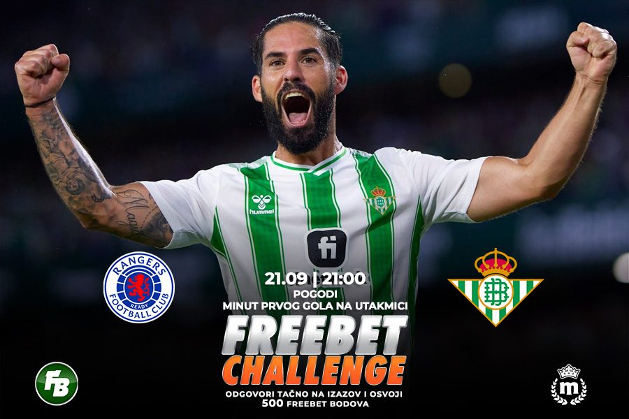 IGRE Pogodi minut prvog gola na meču Rendžers – Real Betis