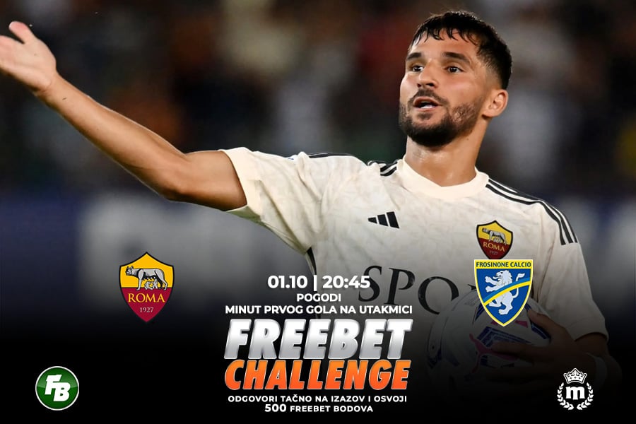 IGRE Pogodi minut prvog gola na meču Roma – Frozinone