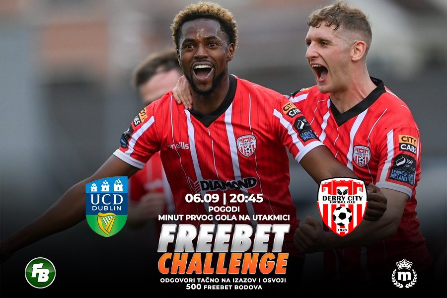 IGRE Pogodi minut prvog gola na meču UC Dablin – Deri siti