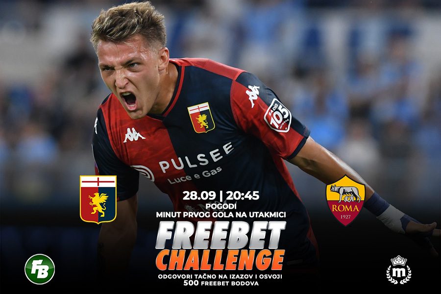 IGRE Pogodi minut prvog gola na meču Đenova – Roma