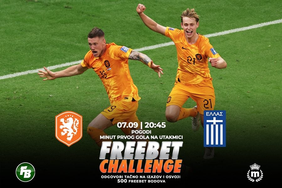 IGRE Pogodi minut prvog gola na meču Holandija – Grčka