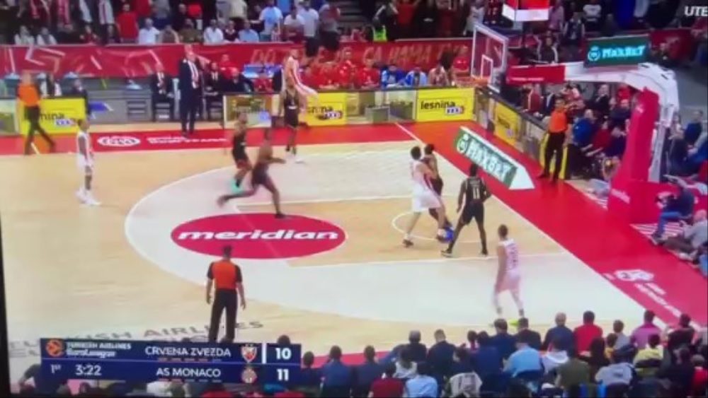 GEDRAITIS „TERORIŠE“ MONAKO Prva četvrtina u znaku Zvezdinog Litvanca (VIDEO)