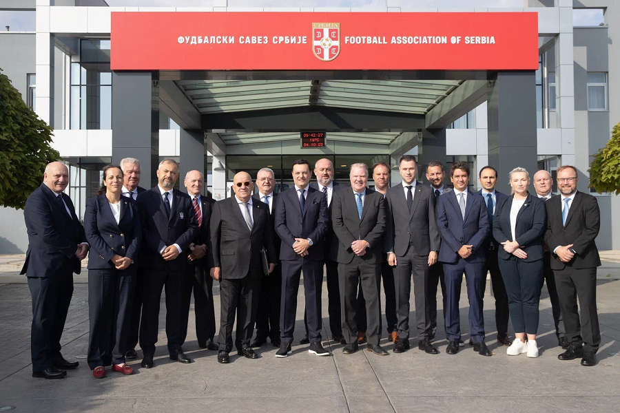 VELIKA ČAST Sastanak het-trik komiteta UEFA u SC FSS! Džajić se zahvalio na ukazanom poverenju (FOTO)