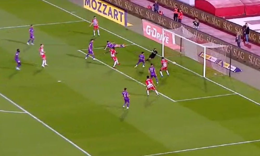 ZVEZDA VODI Autogol Ivanjičana posle centaršuta Ivanića (VIDEO)