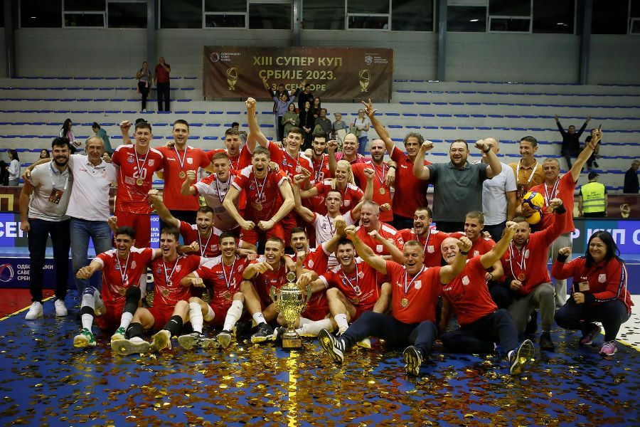 Odbojkaši Vojvodine osvojili Superkup Srbije